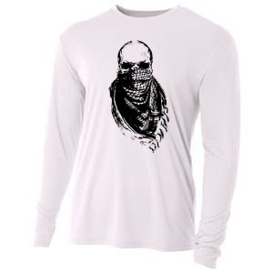 Skull With Arabic Cooling Performance Long Sleeve Crew