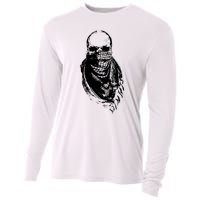 Skull With Arabic Cooling Performance Long Sleeve Crew