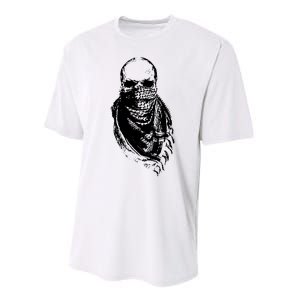 Skull With Arabic Performance Sprint T-Shirt