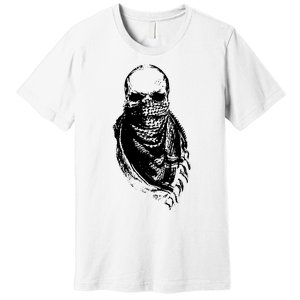 Skull With Arabic Premium T-Shirt