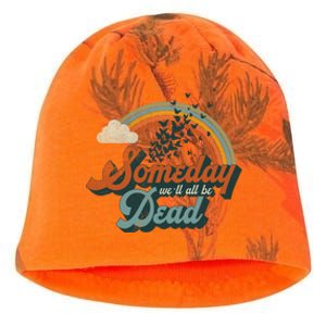 Someday Well All Be Dead Cool Retro Existential Dread Gift Cute Gift Kati - Camo Knit Beanie