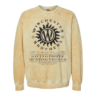 Supernatural Winchester Anti Possession Colorblast Crewneck Sweatshirt