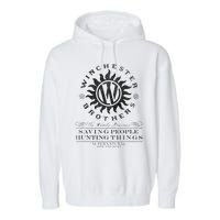 Supernatural Winchester Anti Possession Garment-Dyed Fleece Hoodie