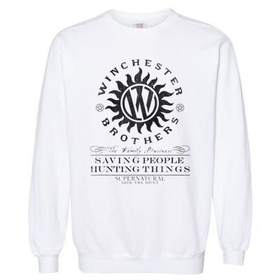 Supernatural Winchester Anti Possession Garment-Dyed Sweatshirt