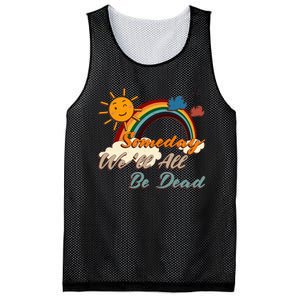 Someday WeLl All Be Dead Retro Existential Dread Mesh Reversible Basketball Jersey Tank