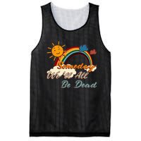 Someday WeLl All Be Dead Retro Existential Dread Mesh Reversible Basketball Jersey Tank