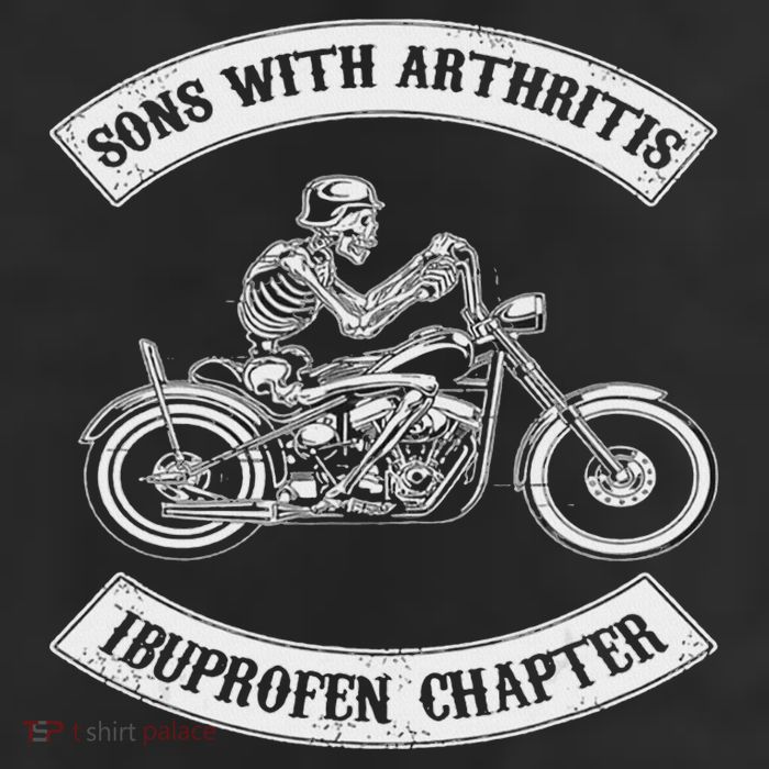 Sons With Arthritis Ibuprofen Chapter Funny Biker Gift Cool Comfort Performance Bucket Hat