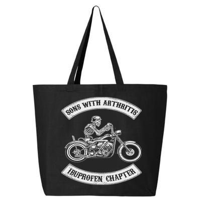 Sons With Arthritis Ibuprofen Chapter Funny Biker Gift 25L Jumbo Tote