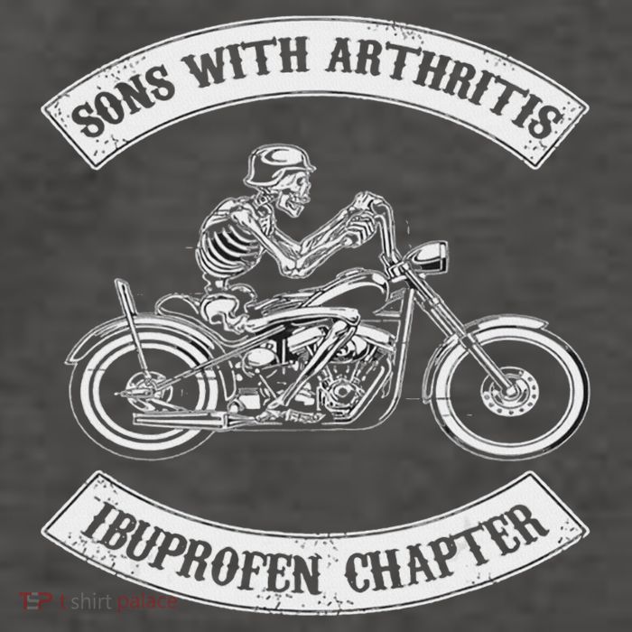 Sons With Arthritis Ibuprofen Chapter Funny Biker Gift Vector Backpack