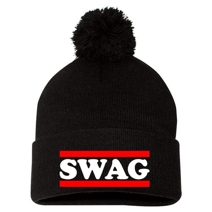 Swag Box Pom Pom 12in Knit Beanie