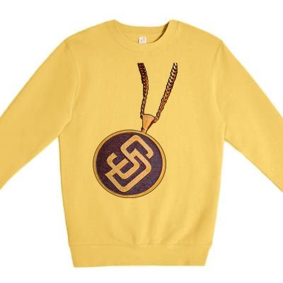 Swag Chain San Diego Baseball Home Run Premium Crewneck Sweatshirt