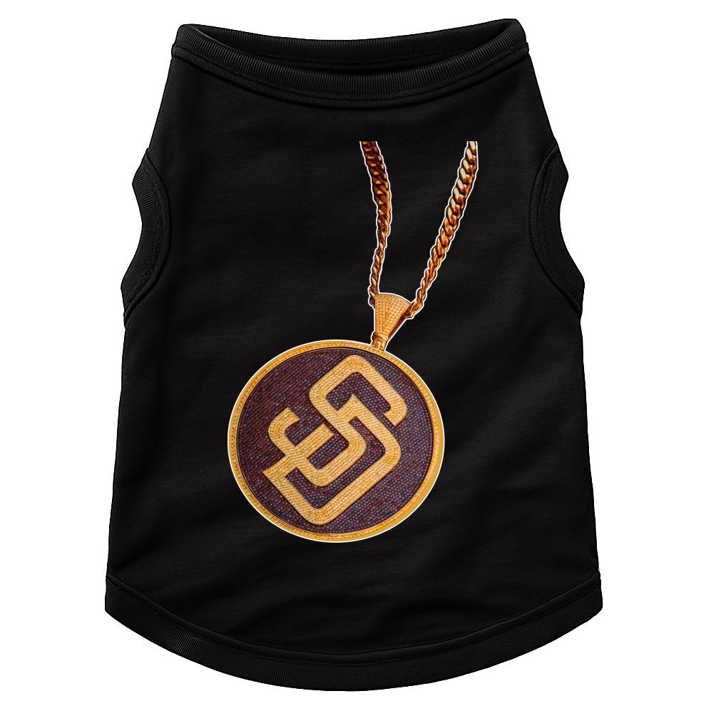 Swag Chain San Diego Baseball Home Run Doggie Tank