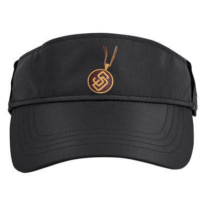 Swag Chain San Diego Baseball Home Run Adult Drive Performance Visor