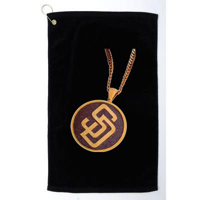 Swag Chain San Diego Baseball Home Run Platinum Collection Golf Towel