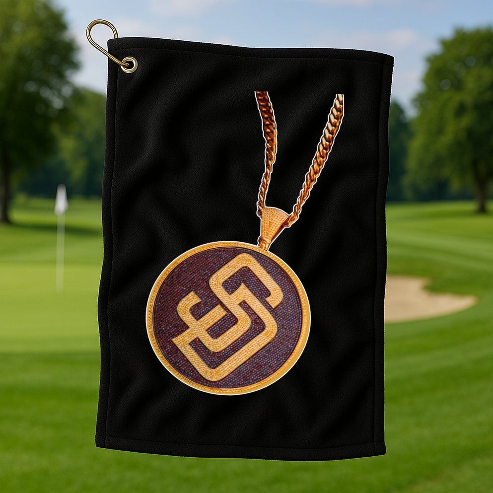 Swag Chain San Diego Baseball Home Run Golf Towel