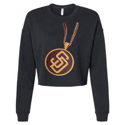 Swag Chain San Diego Baseball Home Run Cropped Pullover Crew