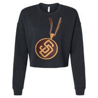 Swag Chain San Diego Baseball Home Run Cropped Pullover Crew