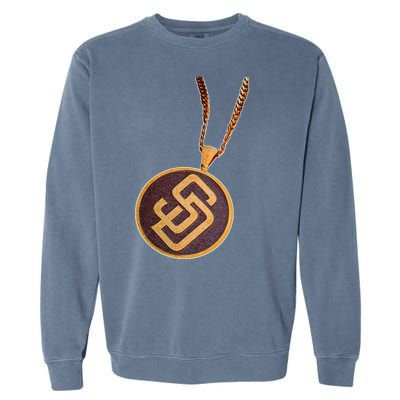 Swag Chain San Diego Baseball Home Run Garment-Dyed Sweatshirt