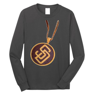 Swag Chain San Diego Baseball Home Run Long Sleeve Shirt