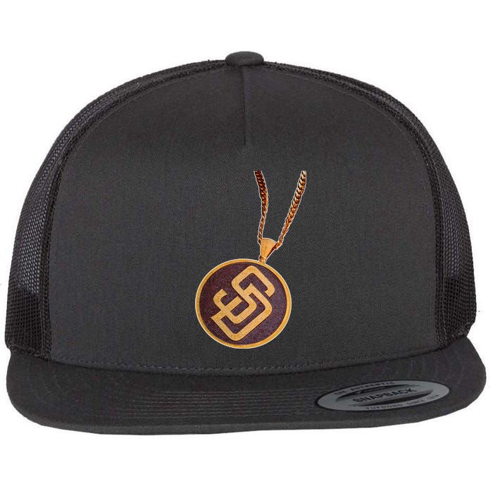 Swag Chain San Diego Baseball Home Run Flat Bill Trucker Hat