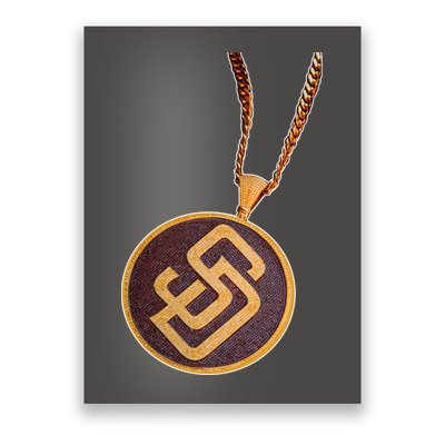 Swag Chain San Diego Baseball Home Run Poster