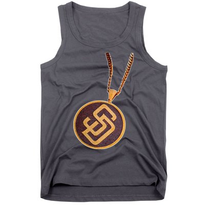 Swag Chain San Diego Baseball Home Run Tank Top