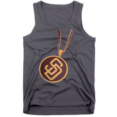 Swag Chain San Diego Baseball Home Run Tank Top