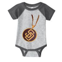 Swag Chain San Diego Baseball Home Run Infant Baby Jersey Bodysuit