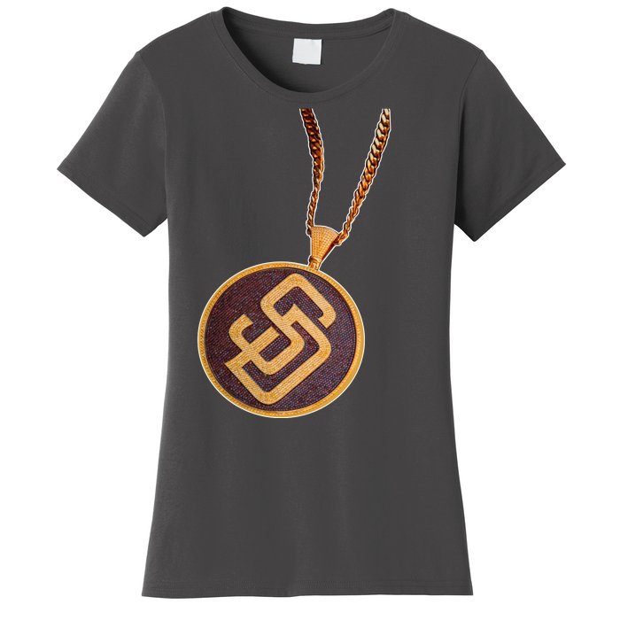 Swag Chain San Diego Baseball Home Run Women's T-Shirt