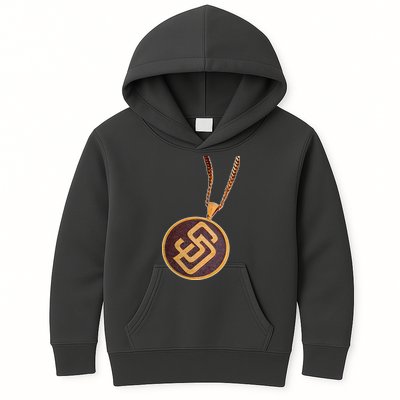 Swag Chain San Diego Baseball Home Run Kids Hoodie