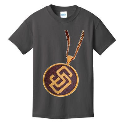 Swag Chain San Diego Baseball Home Run Kids T-Shirt