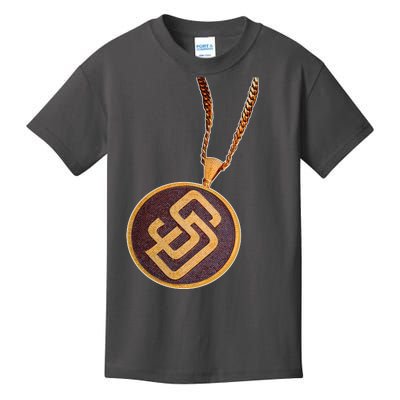 Swag Chain San Diego Baseball Home Run Kids T-Shirt