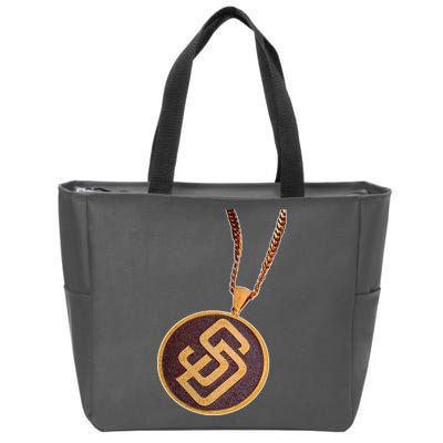 Swag Chain San Diego Baseball Home Run Zip Tote Bag