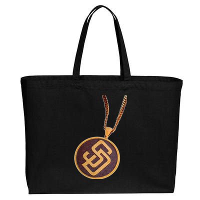 Swag Chain San Diego Baseball Home Run Cotton Canvas Jumbo Tote