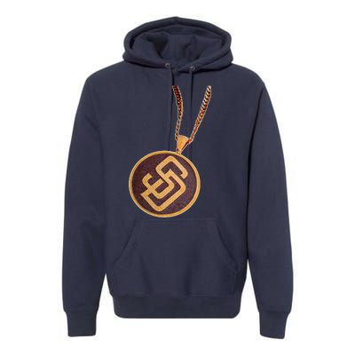 Swag Chain San Diego Baseball Home Run Premium Hoodie