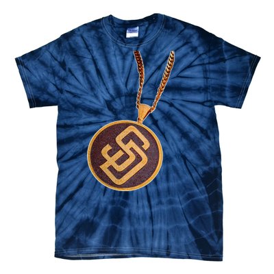 Swag Chain San Diego Baseball Home Run Tie-Dye T-Shirt