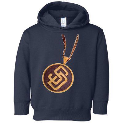 Swag Chain San Diego Baseball Home Run Toddler Hoodie