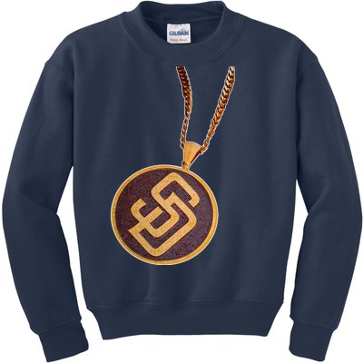 Swag Chain San Diego Baseball Home Run Kids Sweatshirt