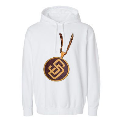 Swag Chain San Diego Baseball Home Run Garment-Dyed Fleece Hoodie