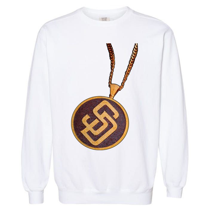Swag Chain San Diego Baseball Home Run Garment-Dyed Sweatshirt