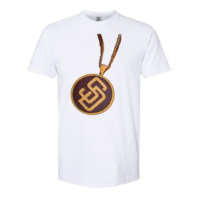 Swag Chain San Diego Baseball Home Run Softstyle CVC T-Shirt