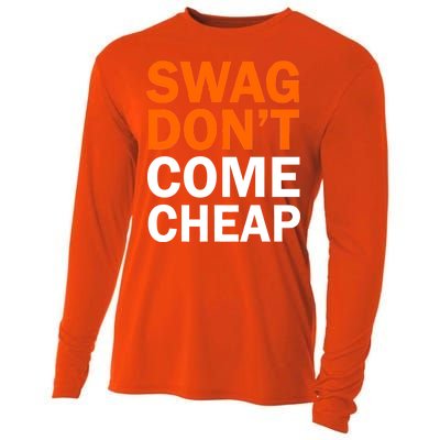 Swag Don't Come Cheap Cooling Performance Long Sleeve Crew