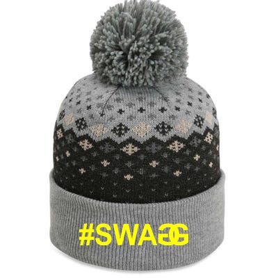 #Swag Logo The Baniff Cuffed Pom Beanie