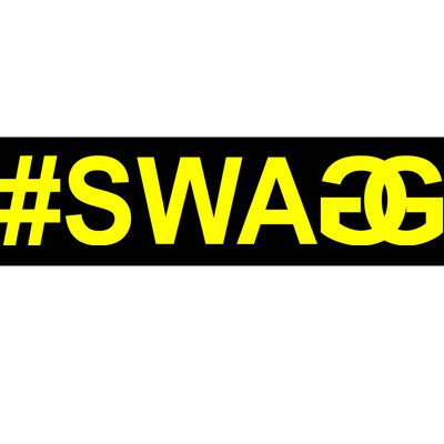 #Swag Logo Bumper Sticker