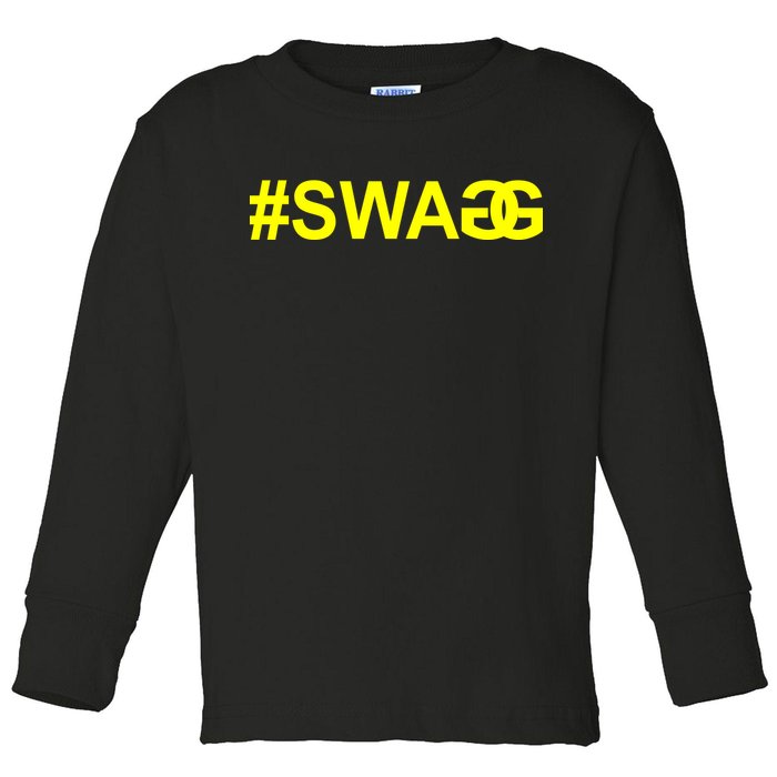 #Swag Logo Toddler Long Sleeve Shirt