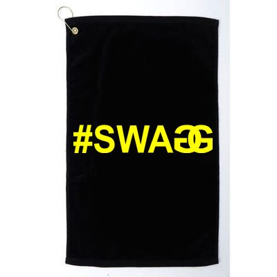 #Swag Logo Platinum Collection Golf Towel