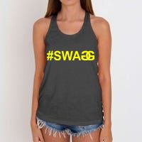 #Swag Logo Women's Knotted Racerback Tank