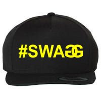 #Swag Logo Wool Snapback Cap