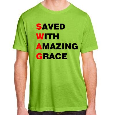 Swag Saved With Amazing Grace Adult ChromaSoft Performance T-Shirt