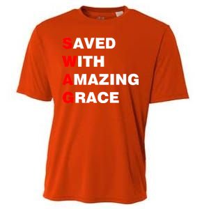 Swag Saved With Amazing Grace Cooling Performance Crew T-Shirt